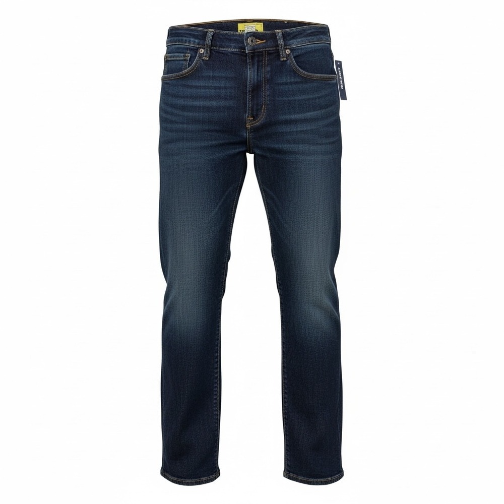 Old Navy Jeans Straight Fit Dark‎ Wash Denim Pants Women Sz 16R 28x30 (F28)
